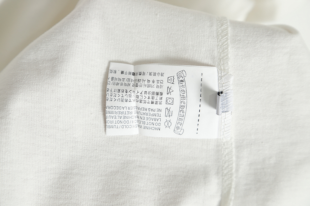 Chrome Hearts CH Sanskrit Print Smudged Short Sleeves
