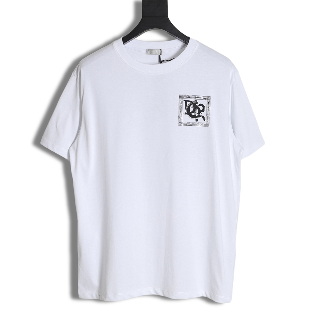 Dior 23ss ink painting short-sleeved T-shirt  TSK1