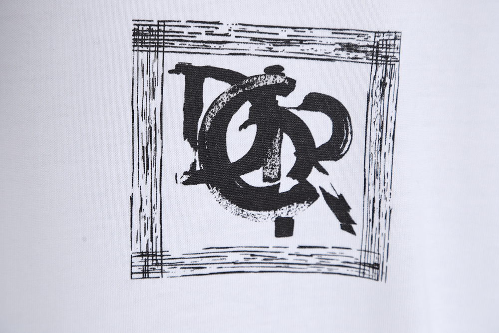 Dior 23ss ink painting short-sleeved T-shirt  TSK1