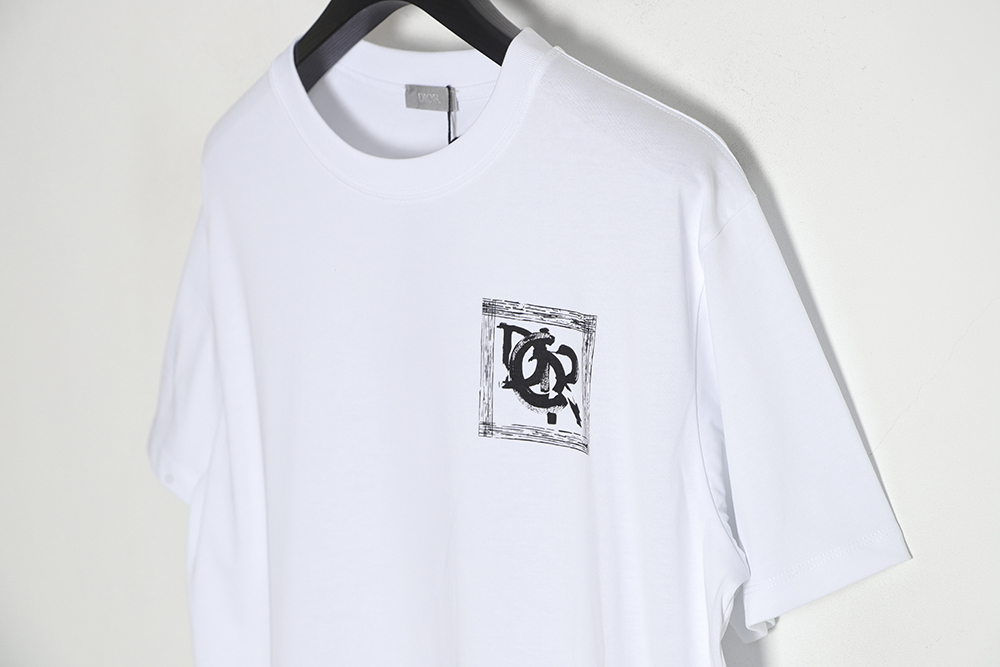 Dior 23ss ink painting short-sleeved T-shirt  TSK1