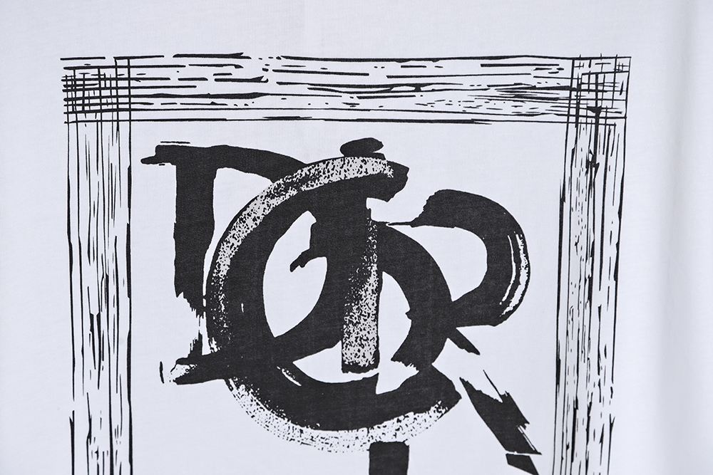 Dior 23ss ink painting short-sleeved T-shirt  TSK1
