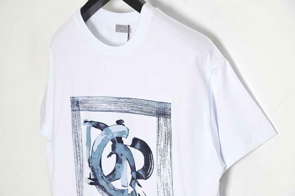 Dior 23ss ink painting short-sleeved T-shirt  TSK2