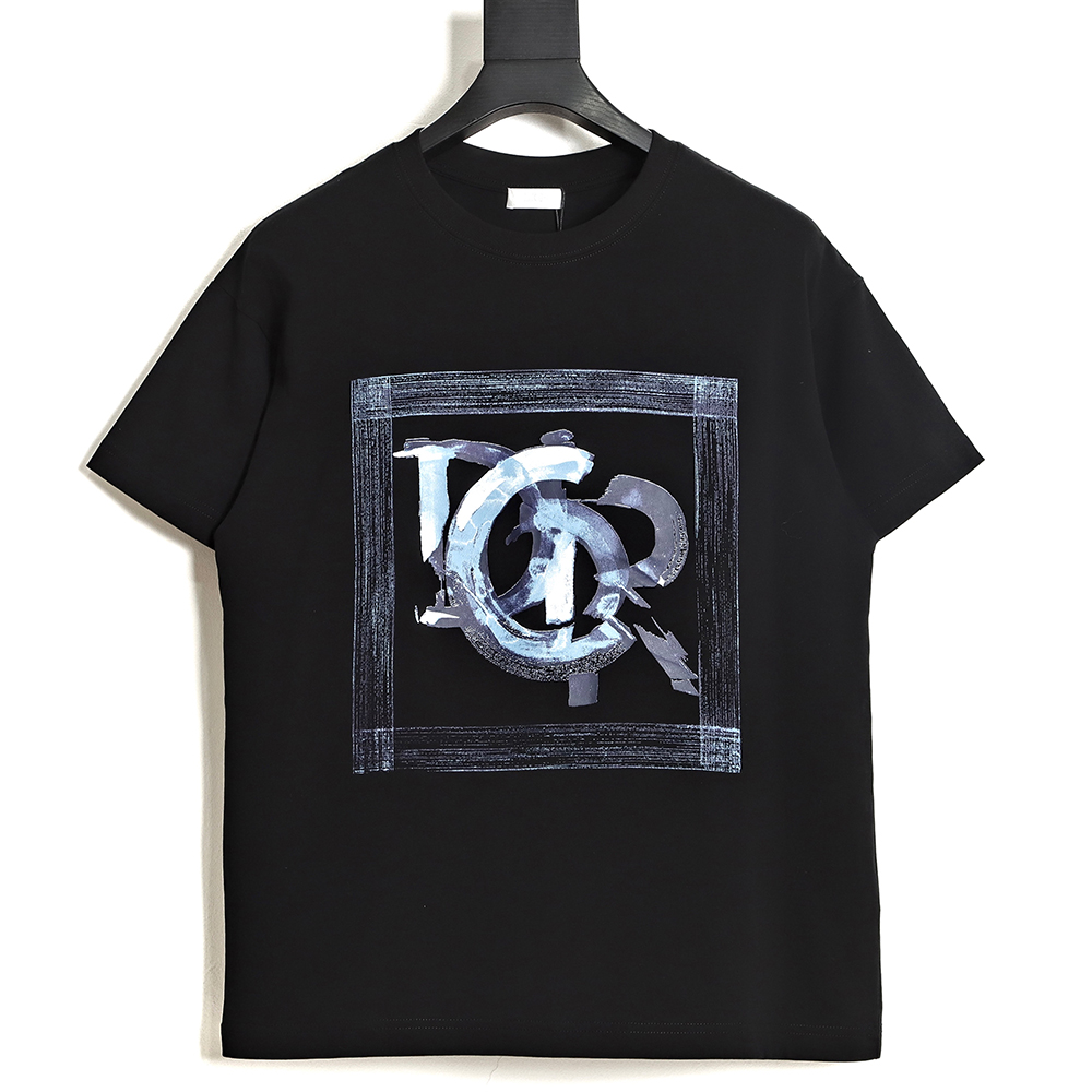 Dior 23ss ink painting short-sleeved T-shirt  TSK3