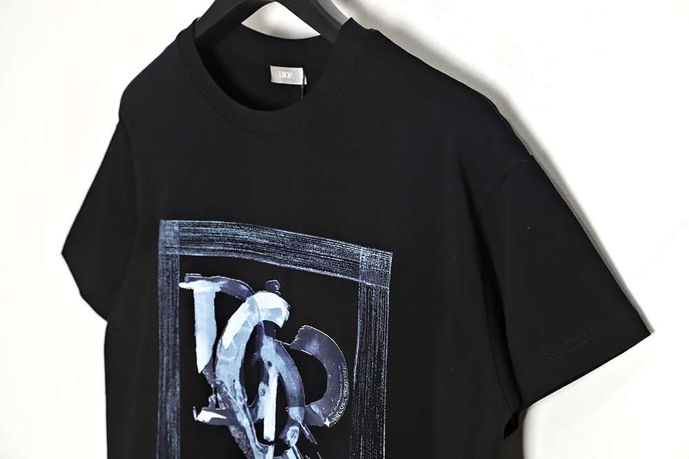 Dior 23ss ink painting short-sleeved T-shirt  TSK3