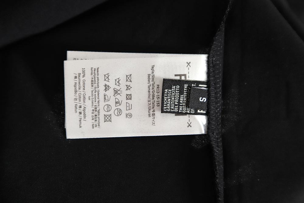 Fendi 23ss color matching logo foam print short-sleeved T-shirt TSK2