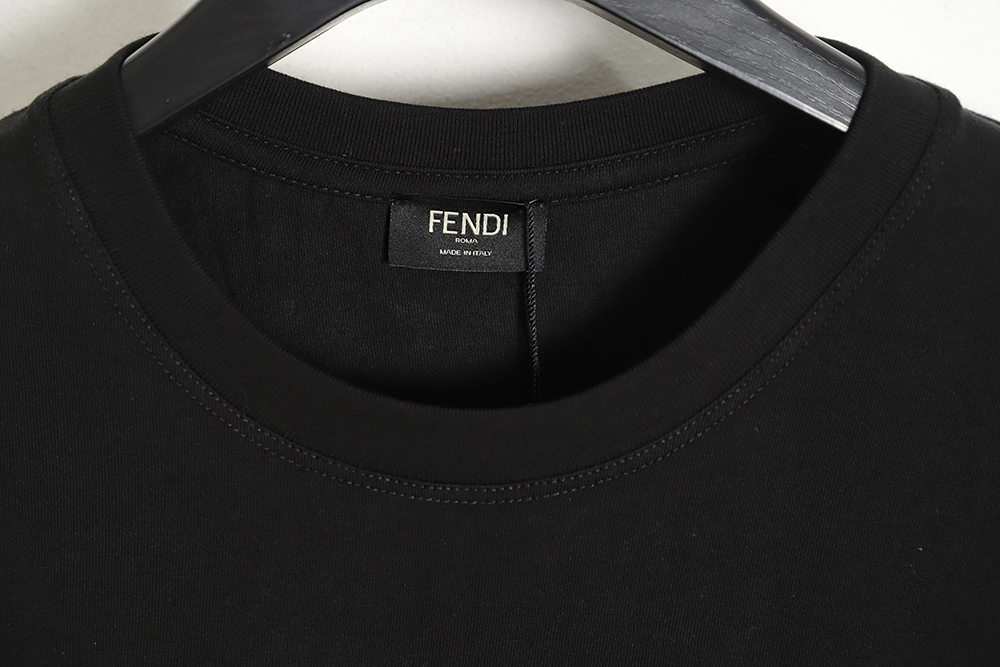 FENDI 23ss laser anime bear pattern short sleeve TSK1