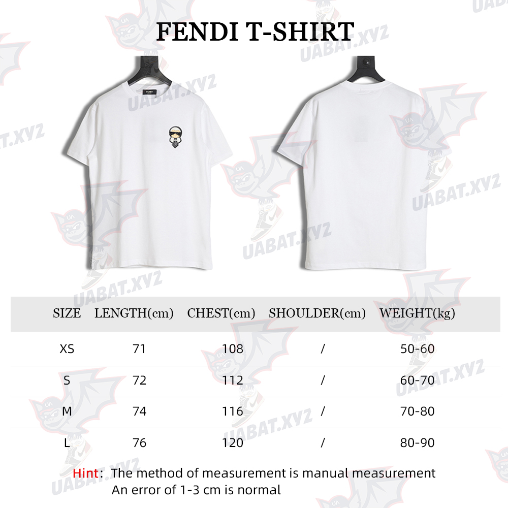 Fendi Lafayette patch short-sleeved T-shirt