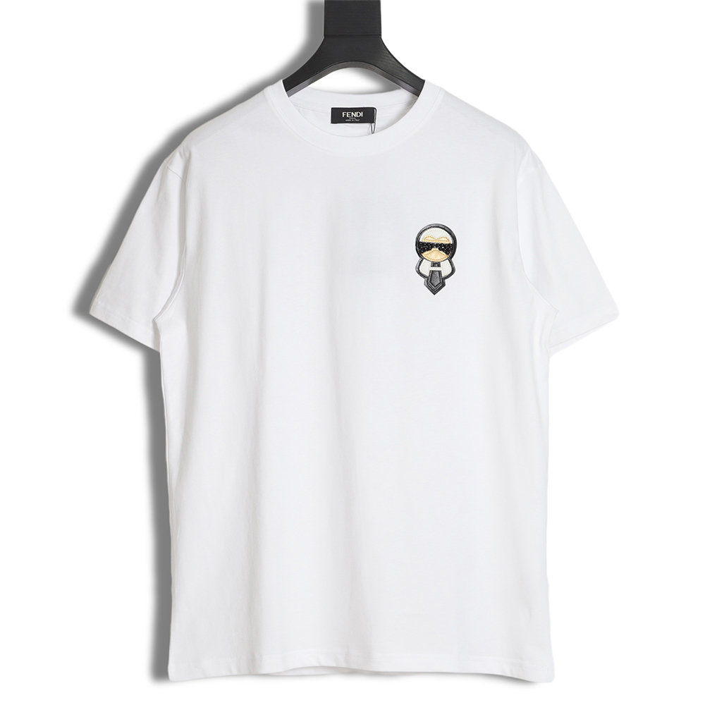 Fendi Lafayette patch short-sleeved T-shirt