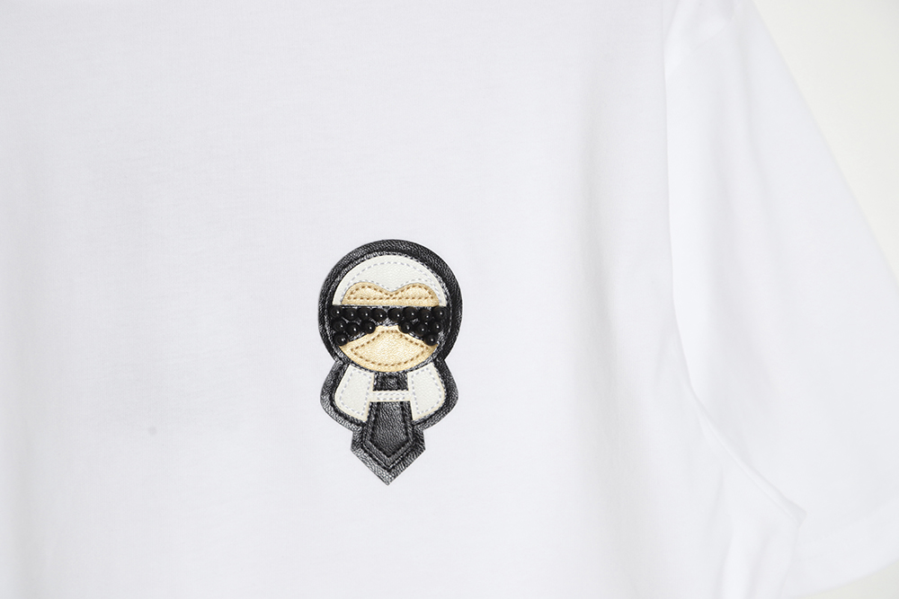 Fendi Lafayette patch short-sleeved T-shirt