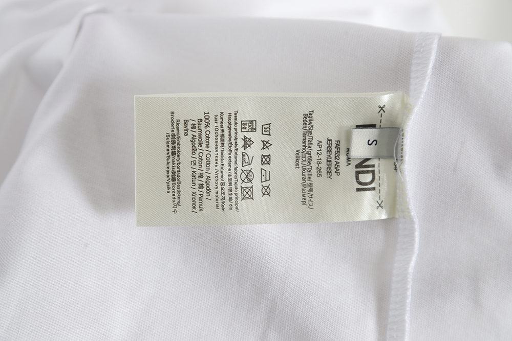 Fendi Lafayette patch short-sleeved T-shirt