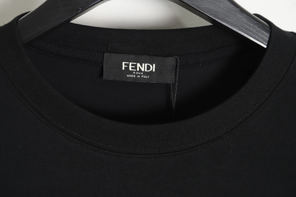 Fendi Lafayette patch short-sleeved T-shirt TSK1