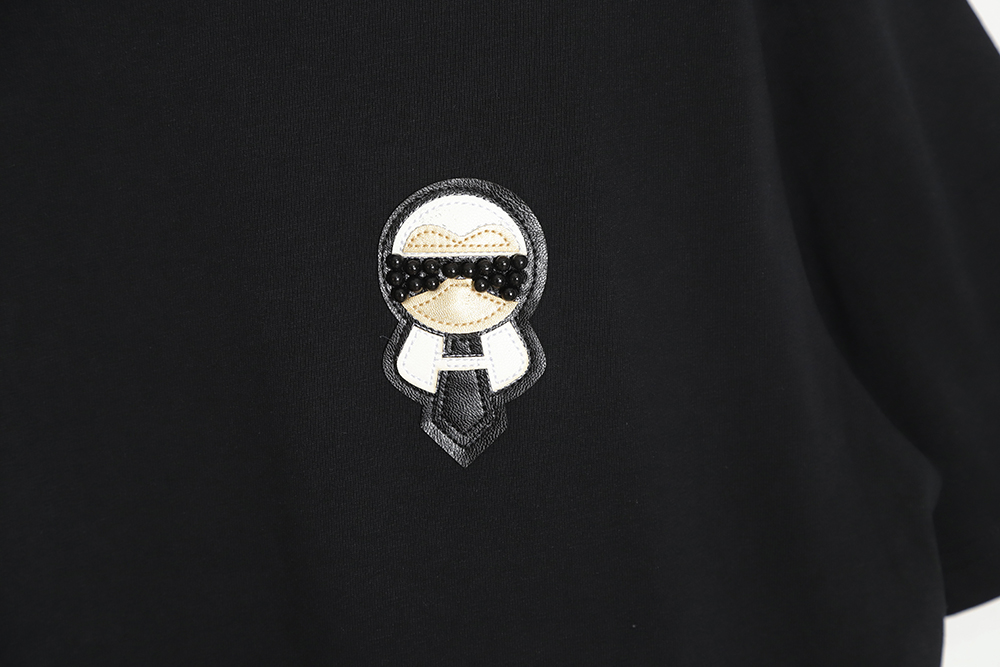 Fendi Lafayette patch short-sleeved T-shirt TSK1