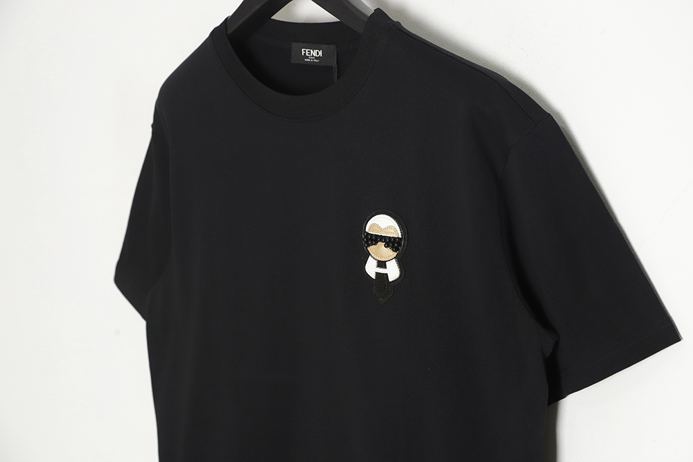 Fendi Lafayette patch short-sleeved T-shirt TSK1