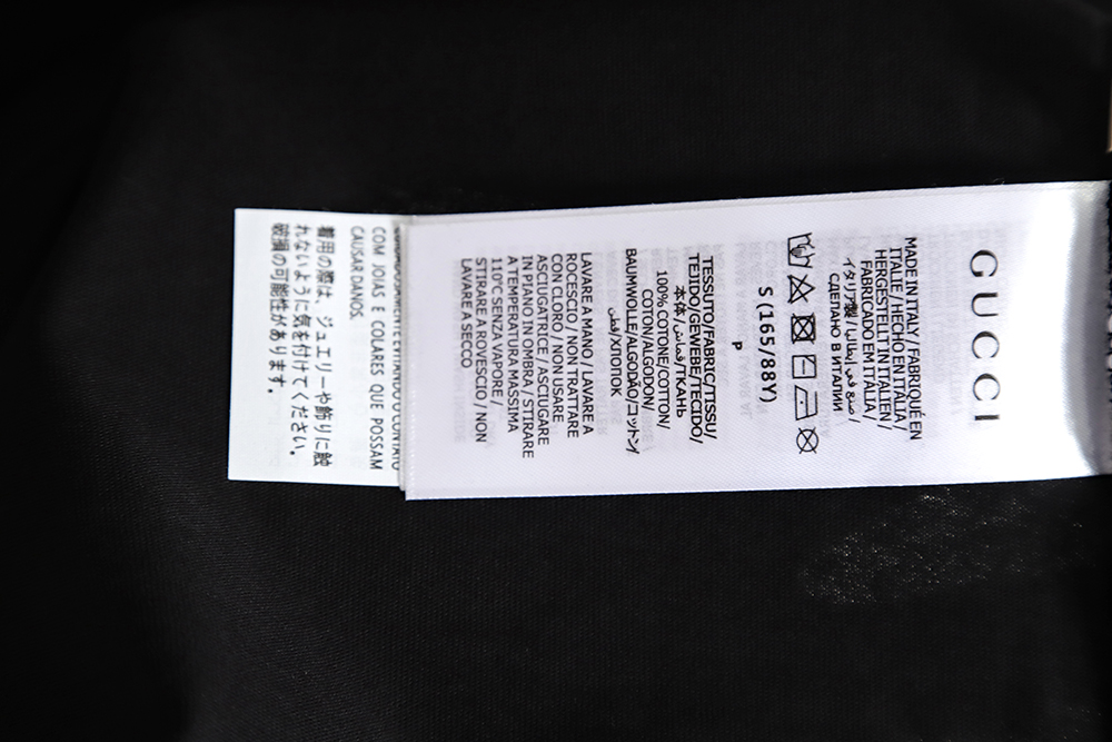 Gucci Gucci 22SS 100th Anniversary Limited Series Digital Printing Short Sleeve T-Shirt