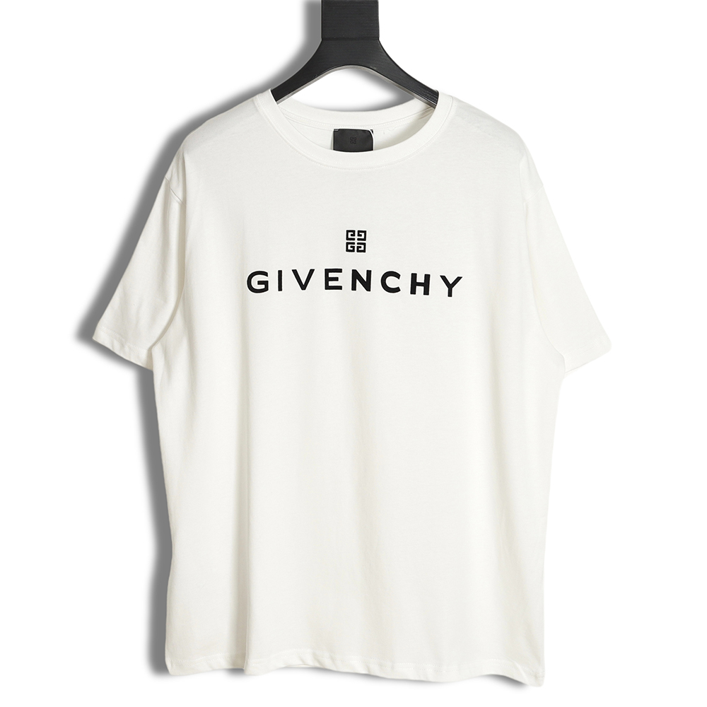 Givenchy 23SS chest flocked logo short-sleeved T-shirt,Givenchy
