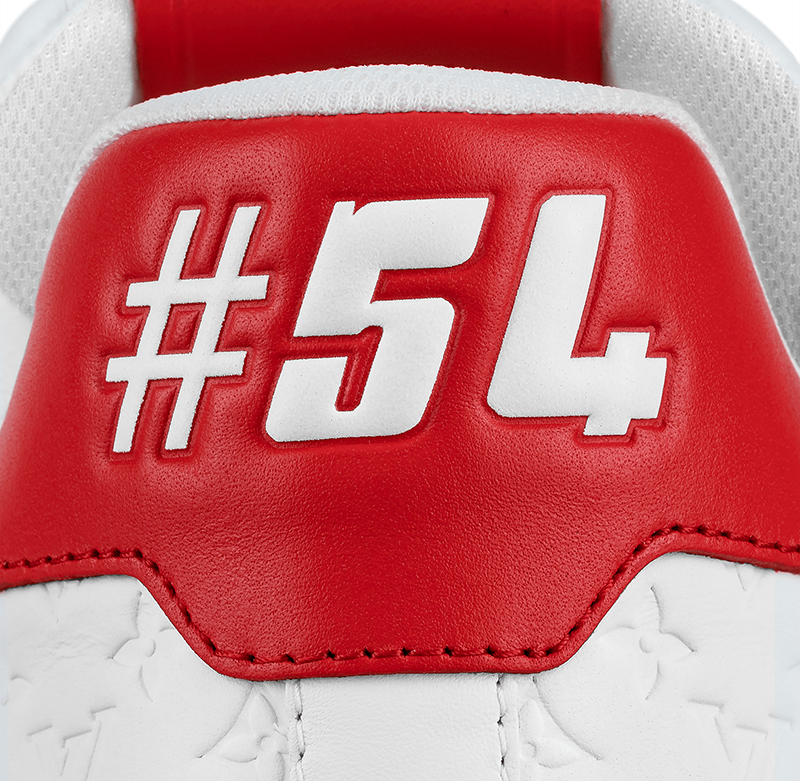 Louis Vuitton Trainer #54 Signature Red White