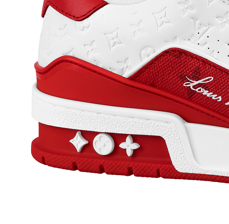 Louis Vuitton Trainer #54 Signature Red White