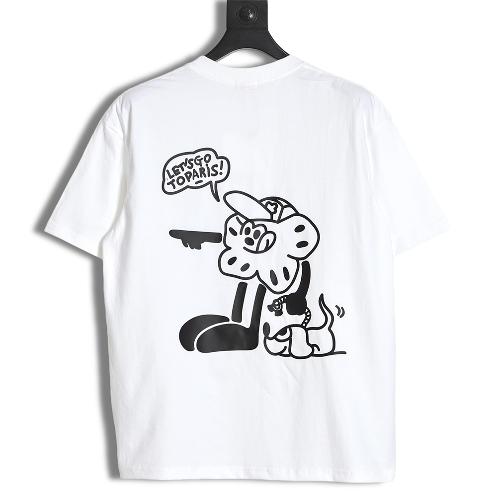 KENZO x NIGO joint cartoon comic print short-sleeved T-shirt