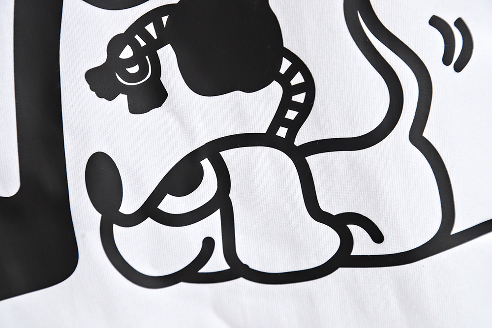 KENZO x NIGO joint cartoon comic print short-sleeved T-shirt