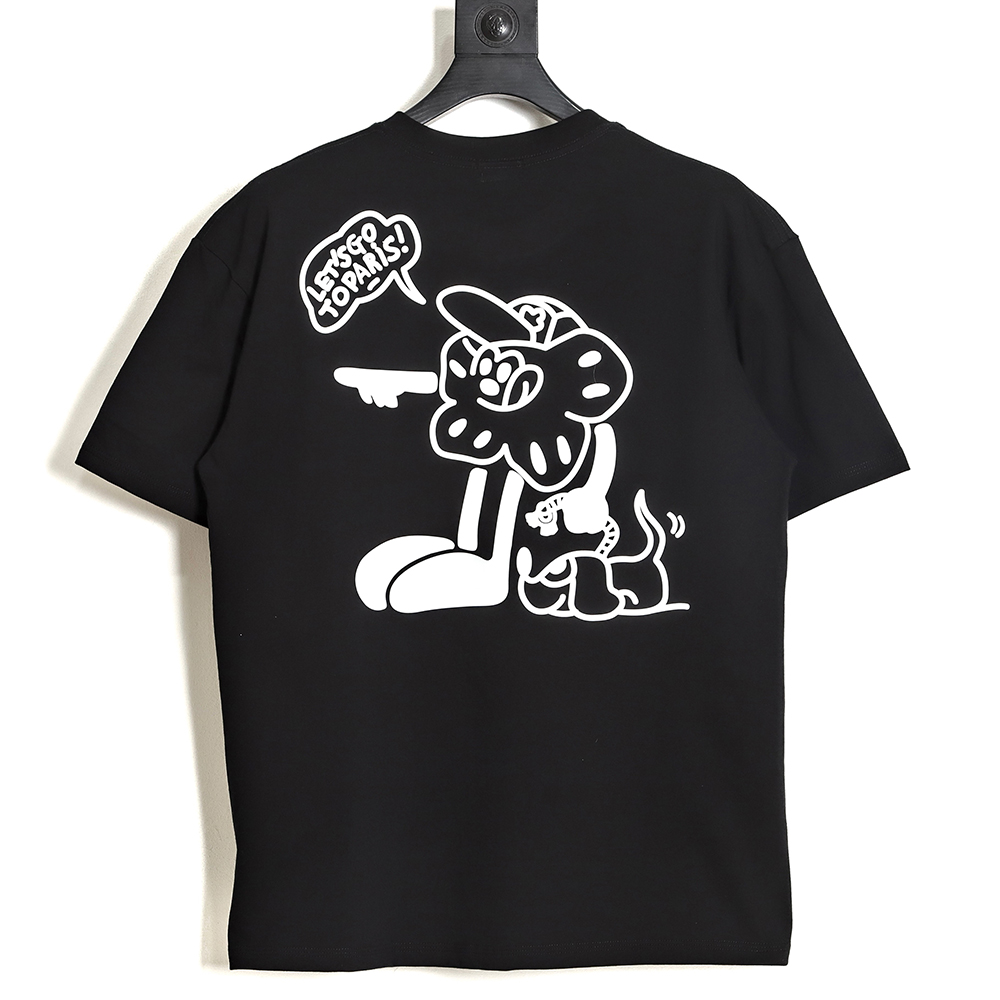 KENZO x NIGO joint cartoon comic print short-sleeved T-shirt TSK1