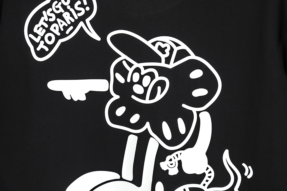 KENZO x NIGO joint cartoon comic print short-sleeved T-shirt TSK1