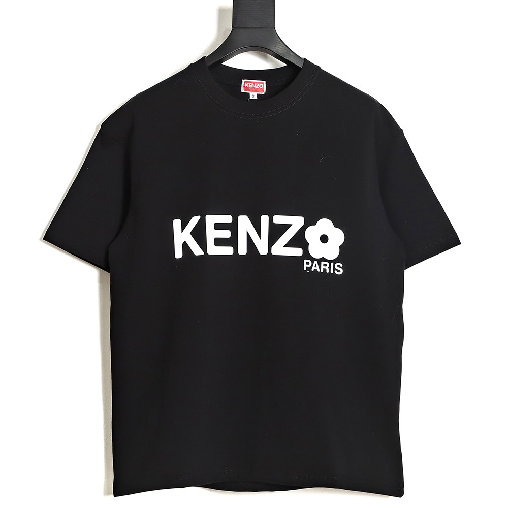 KENZO x NIGO joint letter flower print short-sleeved T-shirt TSK1