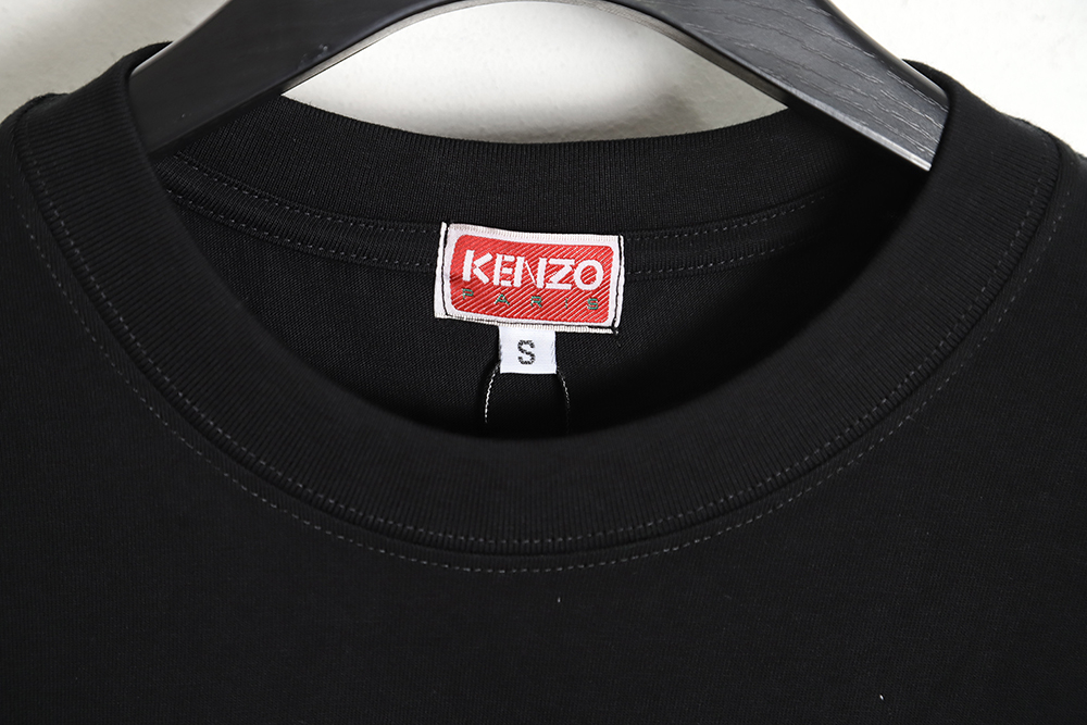 KENZO x NIGO joint letter flower print short-sleeved T-shirt TSK1