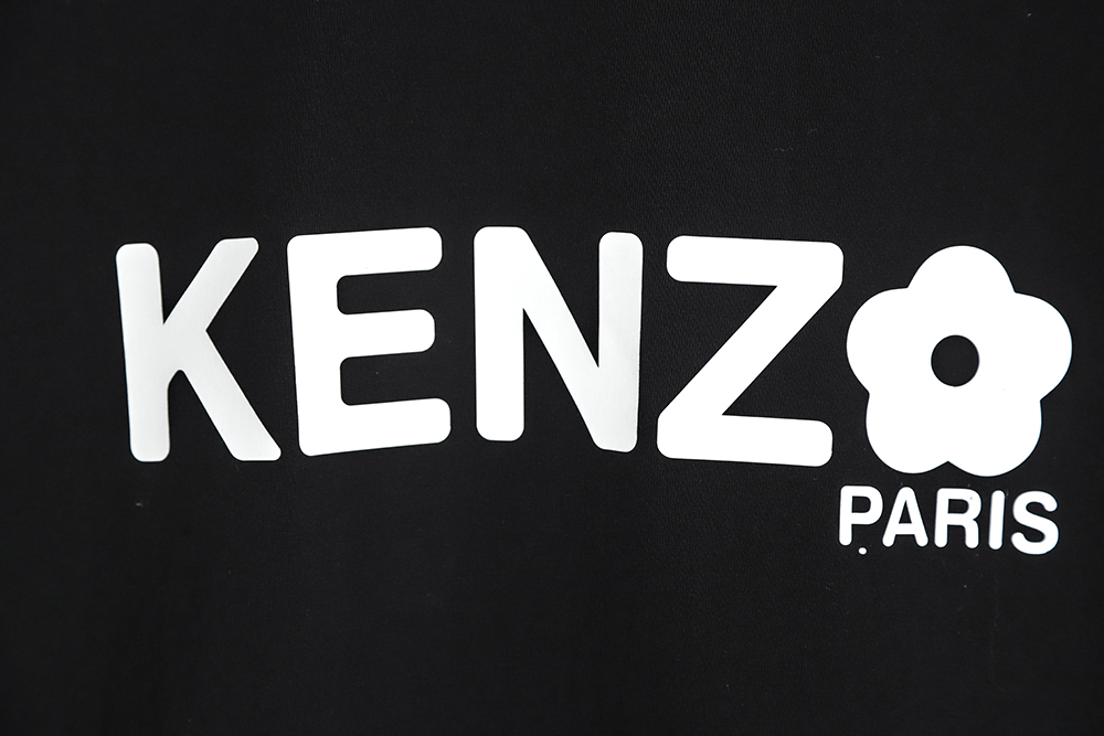 KENZO x NIGO joint letter flower print short-sleeved T-shirt TSK1