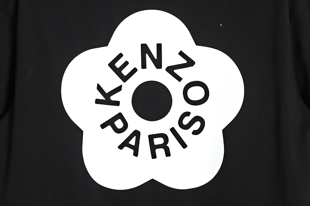 KENZO x NIGO joint letter flower print short-sleeved T-shirt TSK1