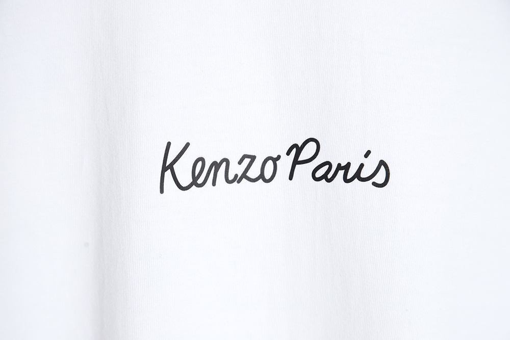 KENZO x NIGO joint letter tower print short-sleeved T-shirt