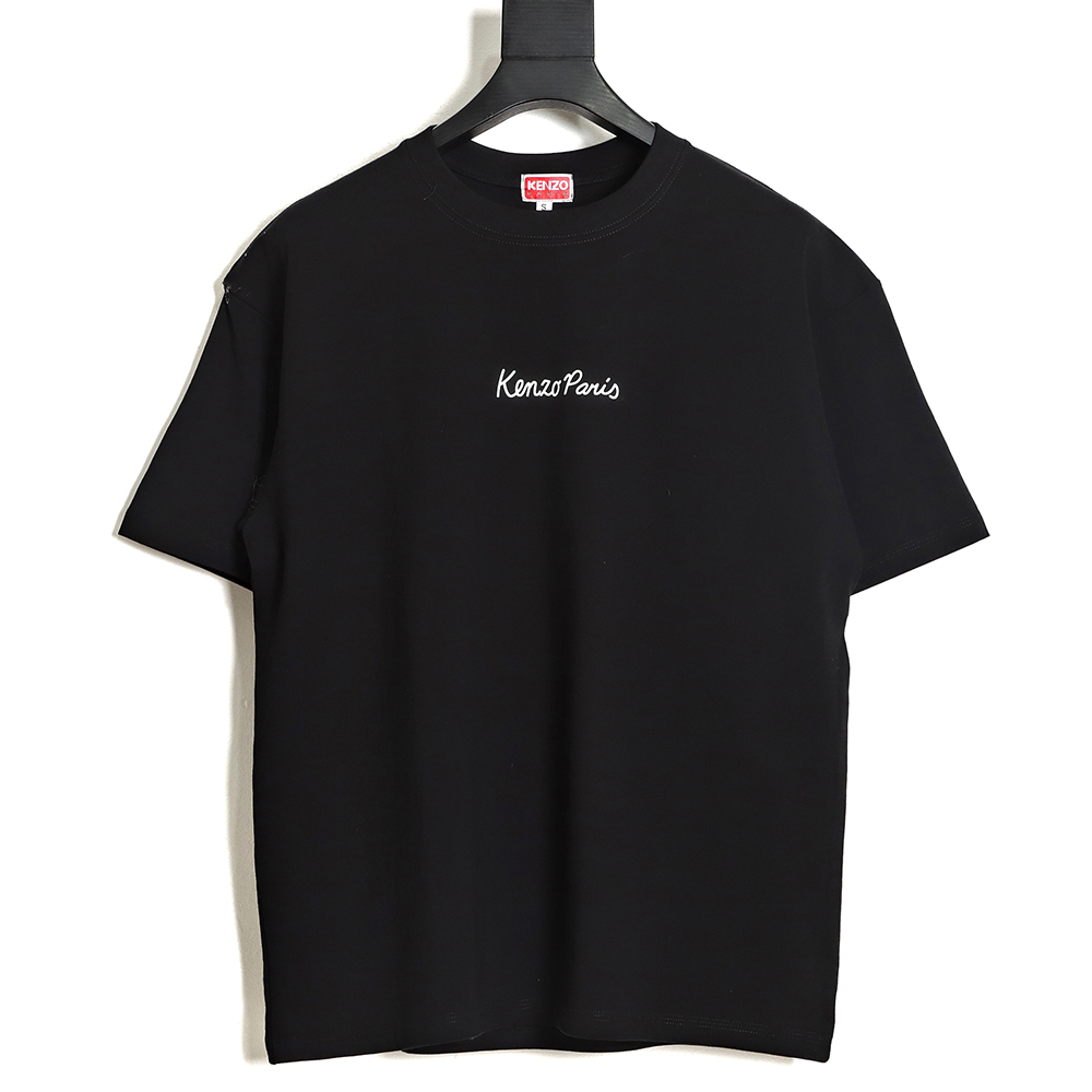KENZO x NIGO joint letter tower print short-sleeved T-shirt TSK1