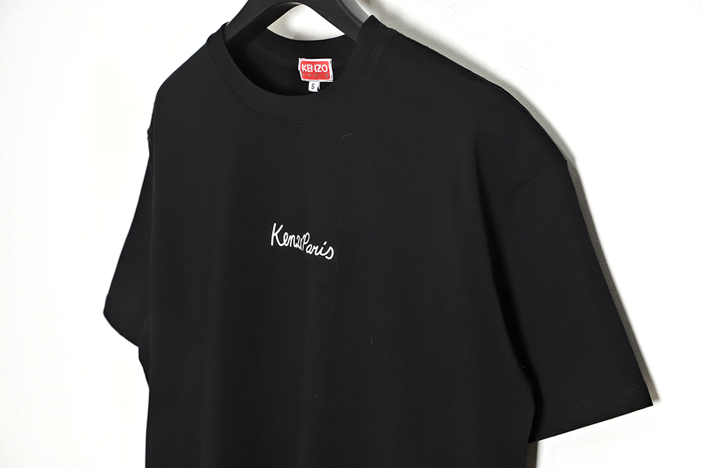KENZO x NIGO joint letter tower print short-sleeved T-shirt TSK1