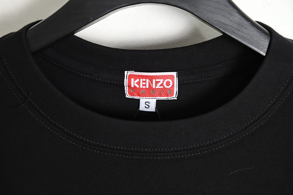 KENZO x NIGO joint letter tower print short-sleeved T-shirt TSK1