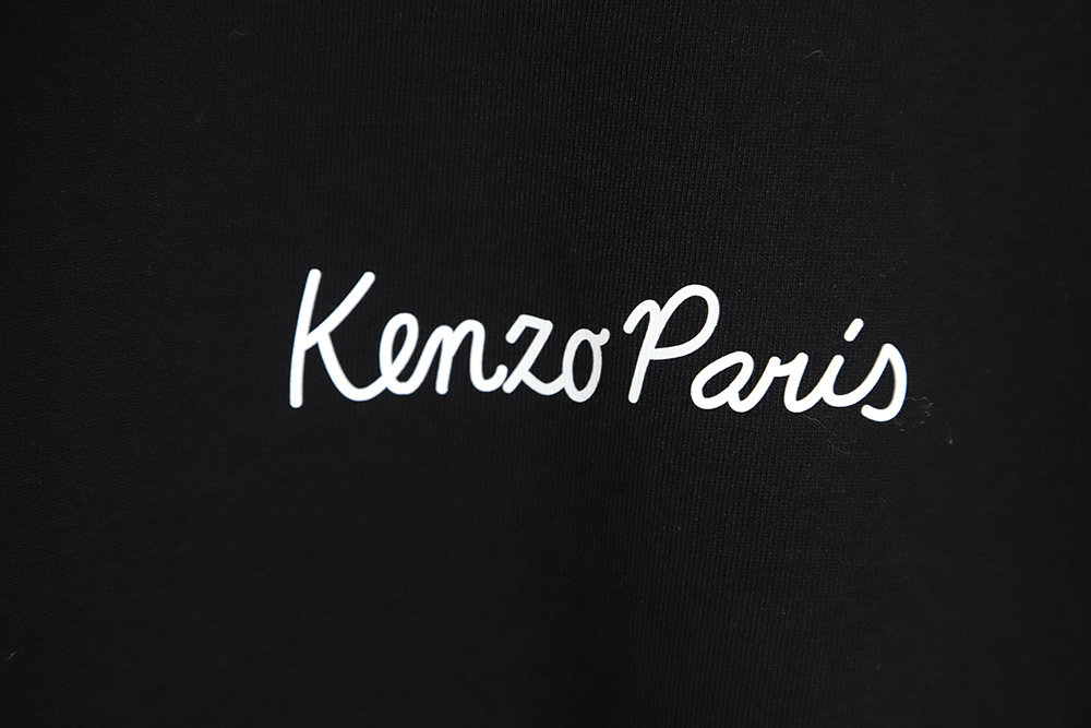 KENZO x NIGO joint letter tower print short-sleeved T-shirt TSK1