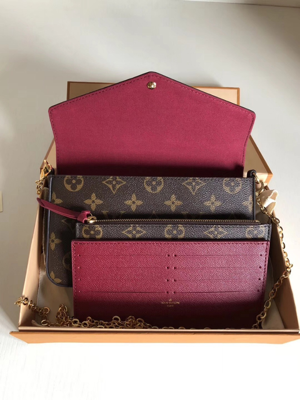 Louis Vuitton Félicie Bags M61276 21 x 12 x 3cm