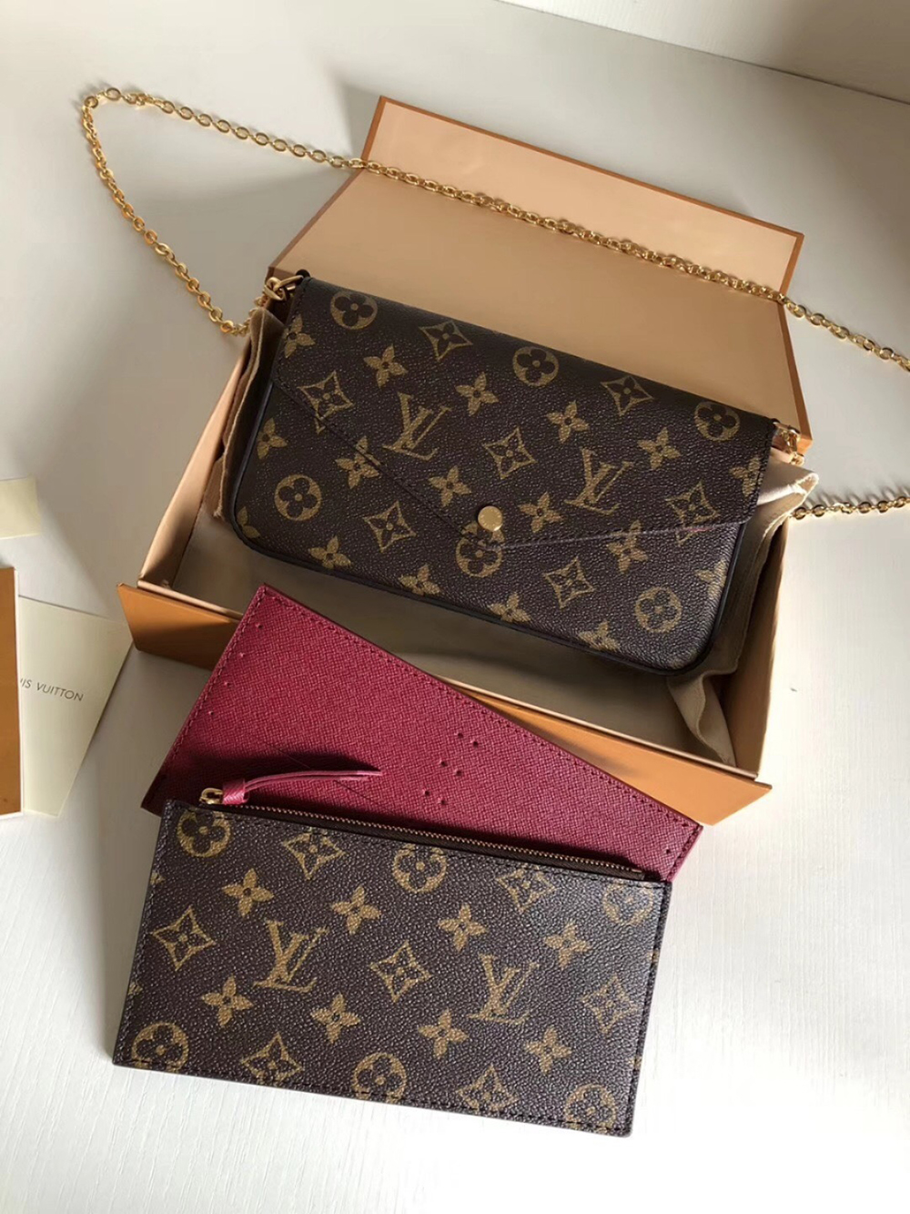Louis Vuitton Félicie Bags M61276 21 x 12 x 3cm