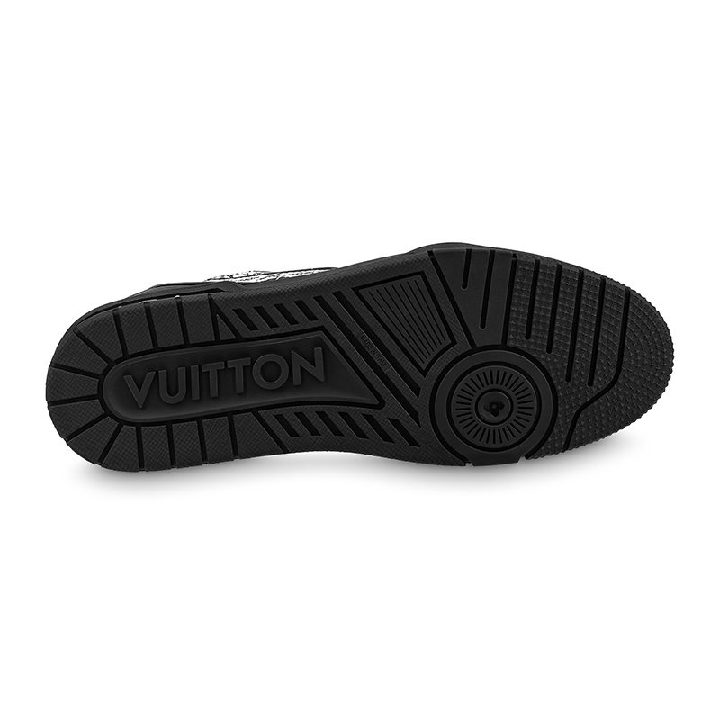 Louis Vuitton Trainer Comic Motifs Black White