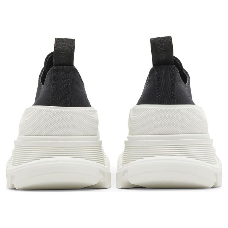 Alexander McQueen Tread Slick Lace Up ''Black White''