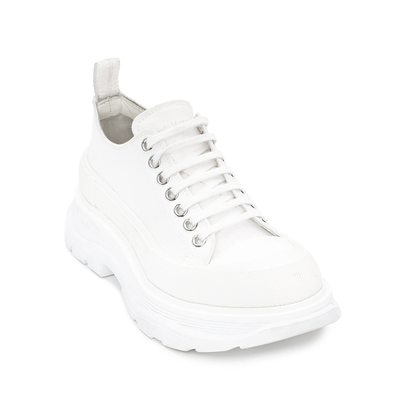 Alexander McQueen Tread Slick Lace Up ''Triple White''