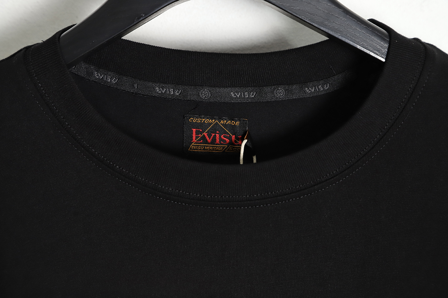 Evisu 23ss Seagull and Logo Print short-sleeved T-shirt