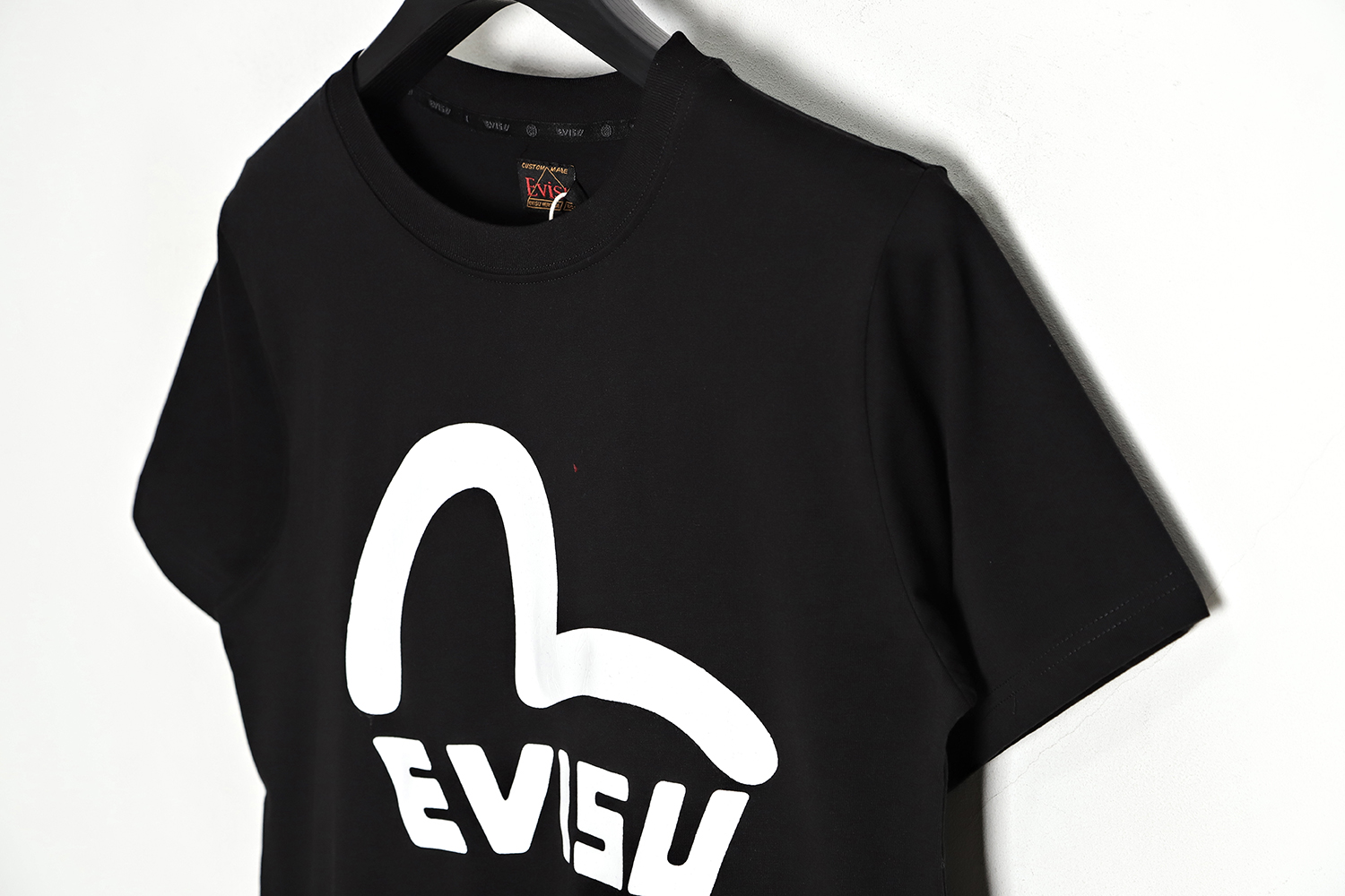 Evisu 23ss Seagull and Logo Print short-sleeved T-shirt