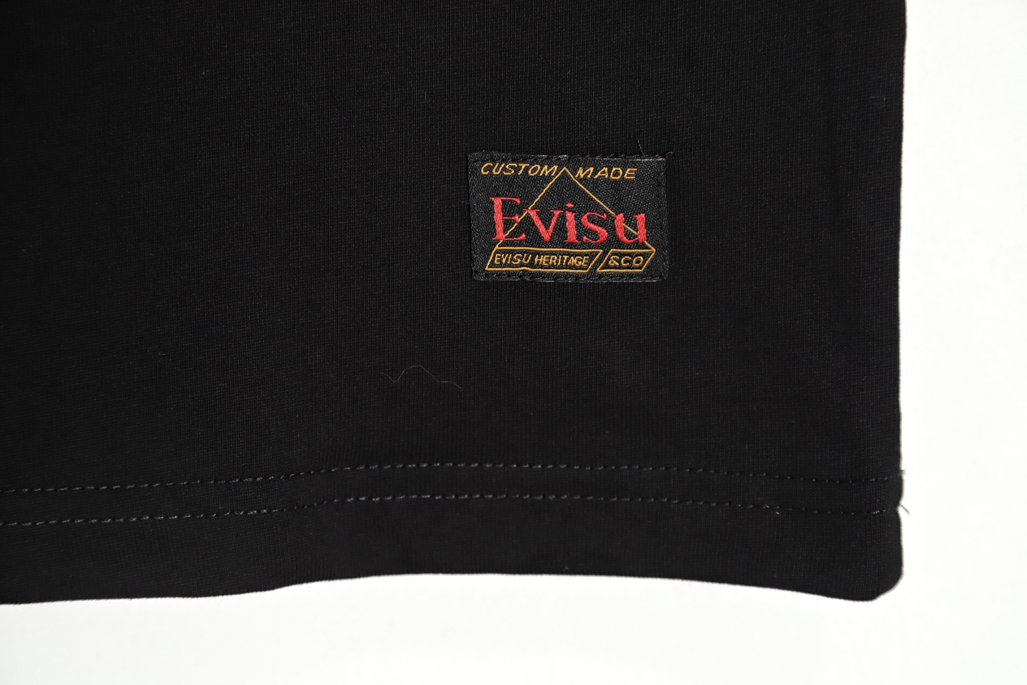 Evisu 23ss Seagull and Logo Print short-sleeved T-shirt