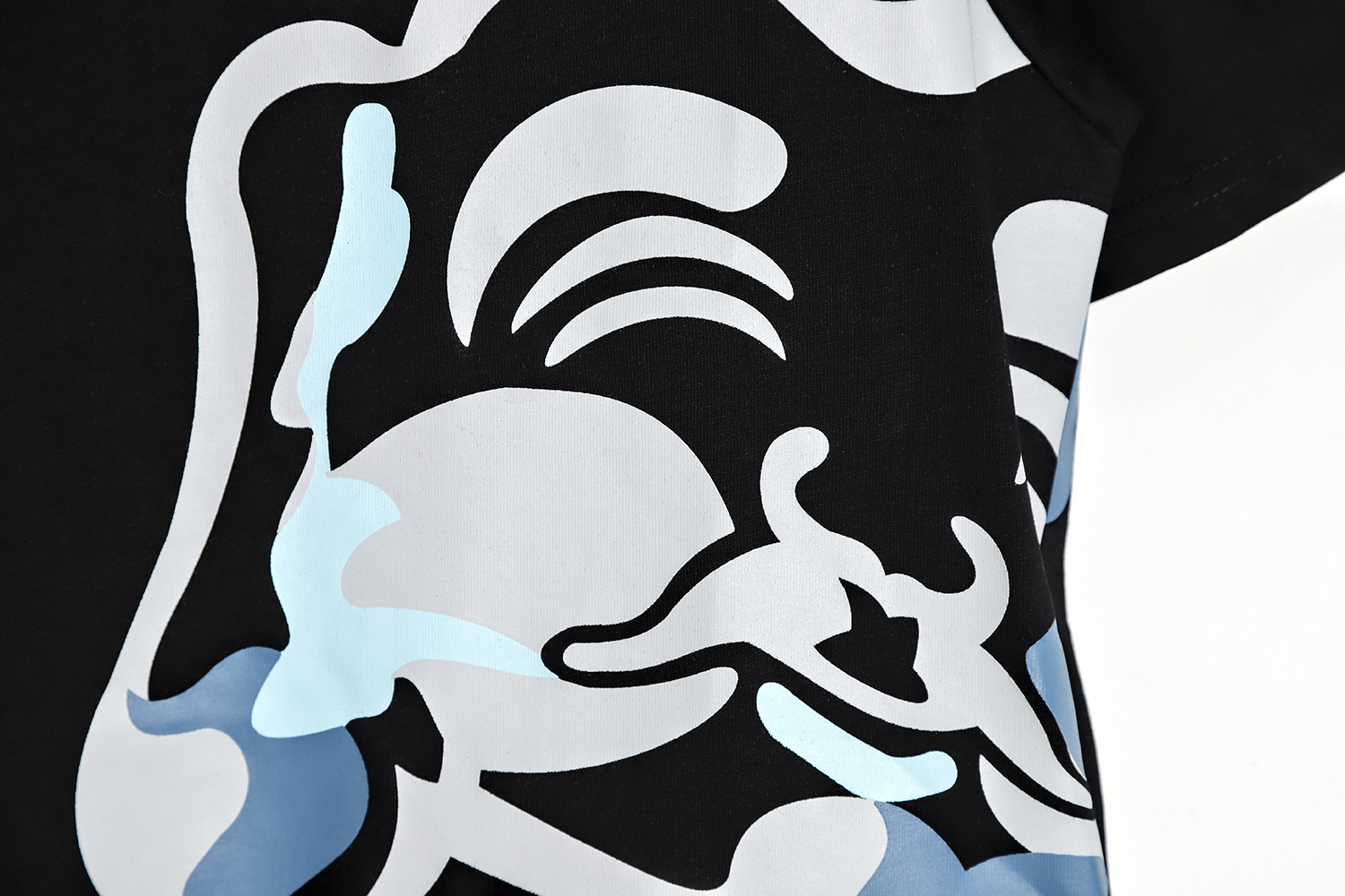 Evisu 23ss Buddha head full body short-sleeved T-shirt