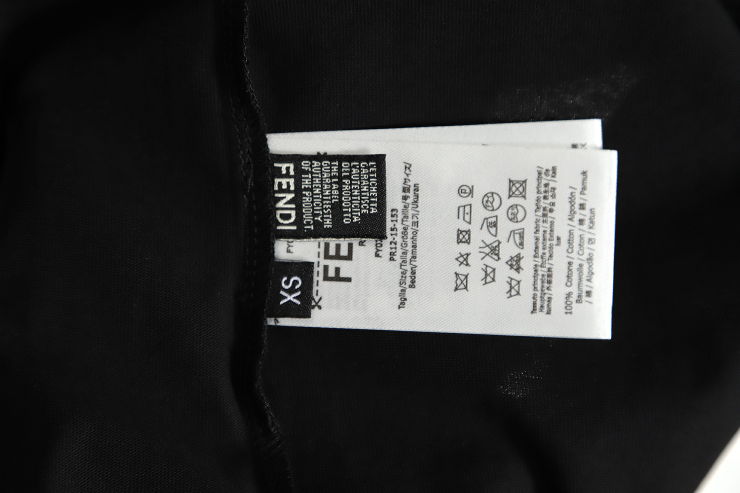 Fendi 22ss letter print short sleeves TSK1