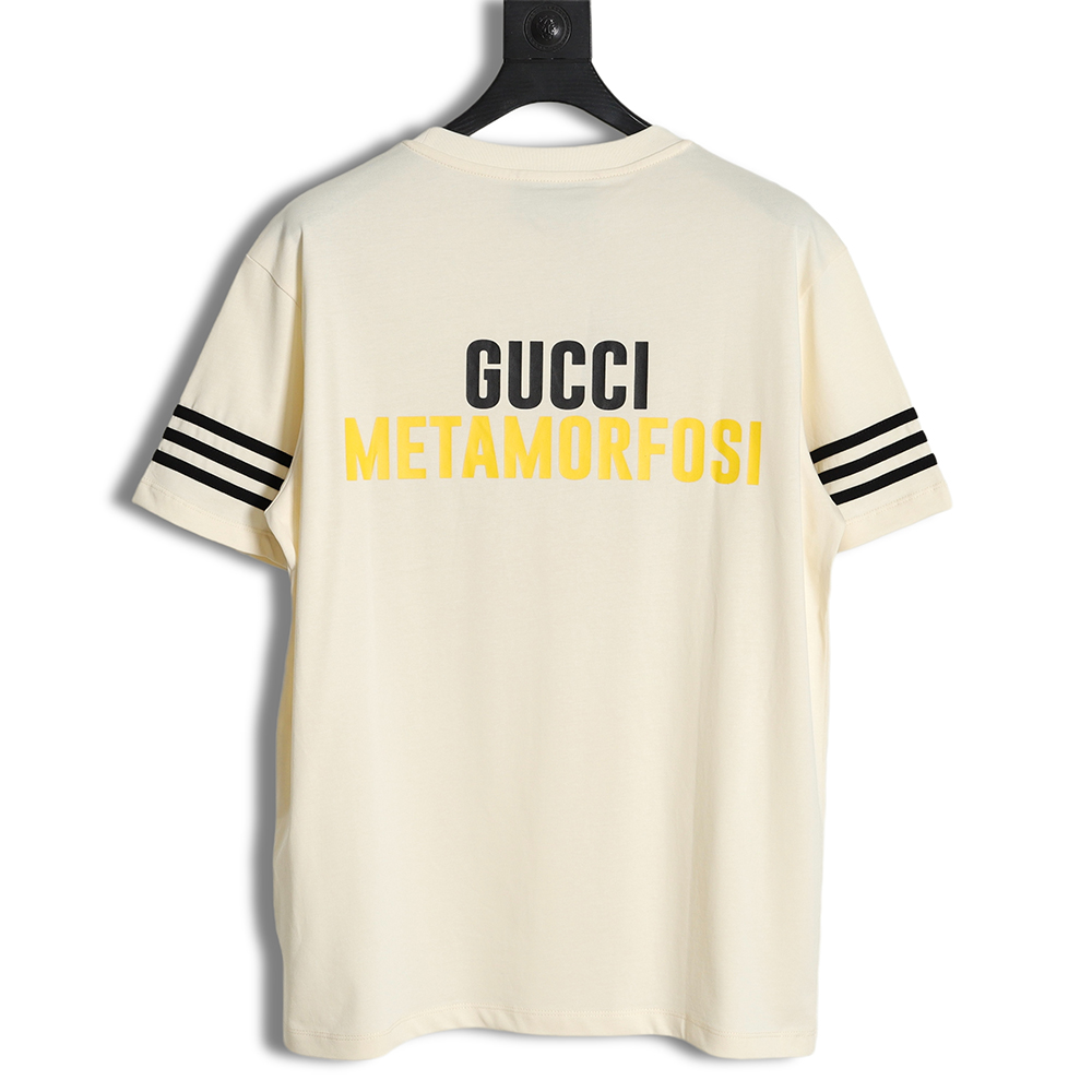 Gucci & Adidas 23ss Co-branded clover print short sleeves