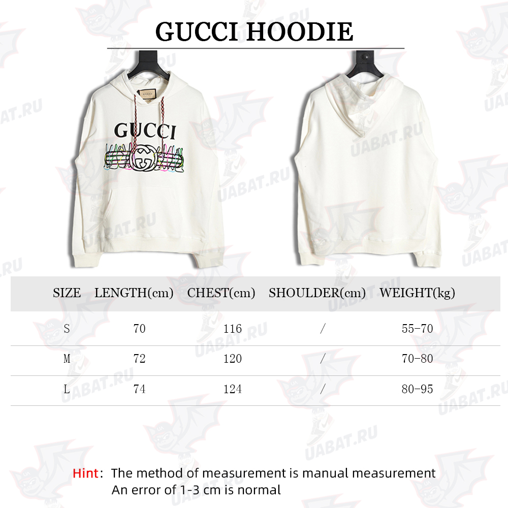 Gucci Year of the Rabbit Limited Rabbit Logo Double G Color Print Hoodie