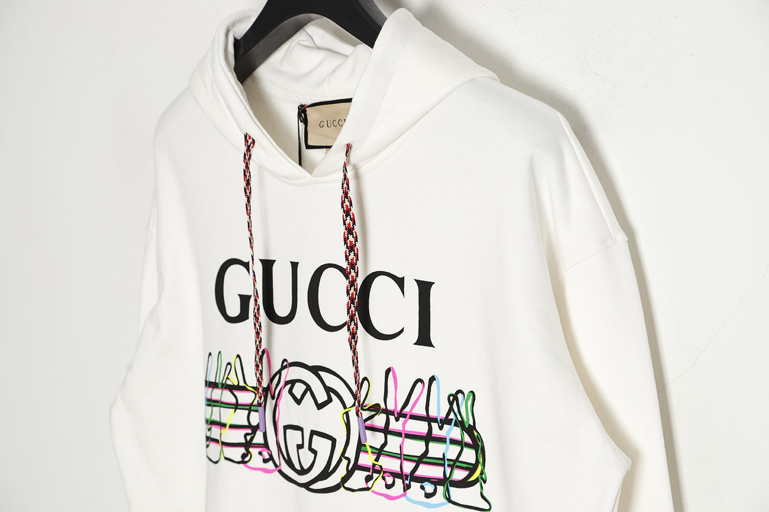 Gucci Year of the Rabbit Limited Rabbit Logo Double G Color Print Hoodie