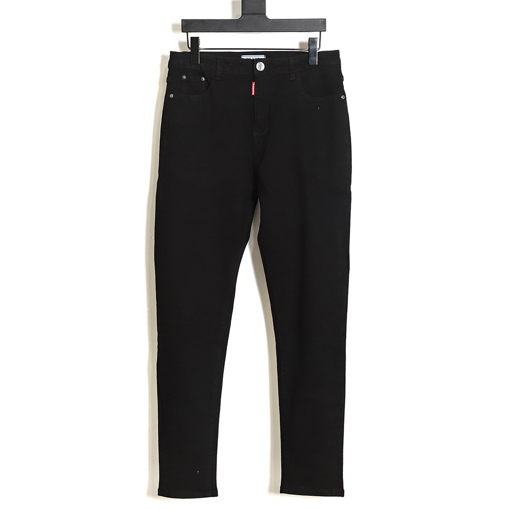 PRADA triangle logo jeans