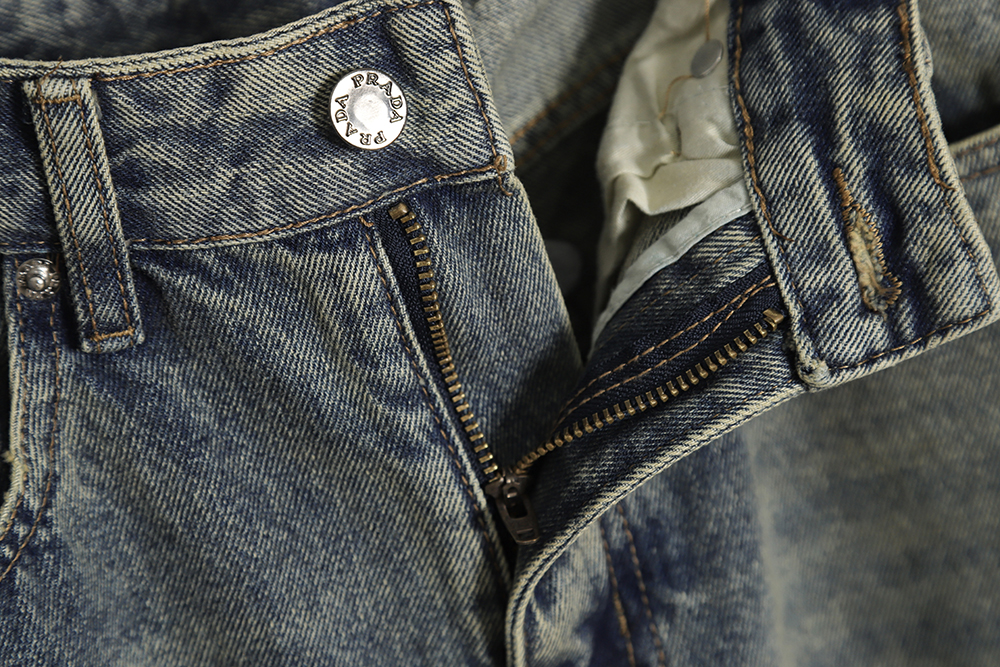 Prada Back Triangle Jeans