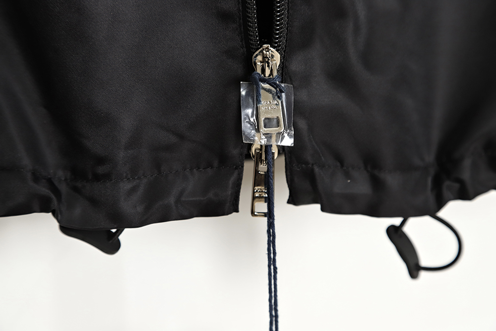 PRADA PRD 23SS Lapel Pocket Nylon Long Sleeve Jacket Jacket